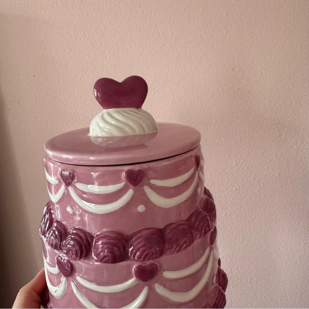 Tiered vintage cake cookie jar - Picture 3 of 7
